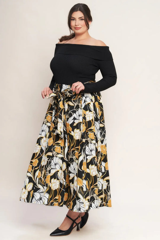 TWIST ON TIMELESS WOVEN MIDI DRESS - DRESSES