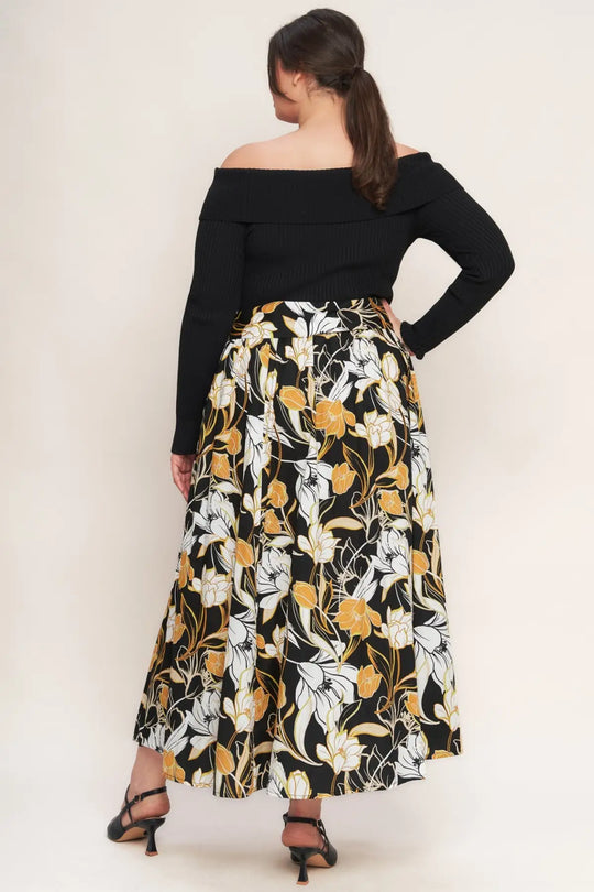 TWIST ON TIMELESS WOVEN MIDI DRESS - DRESSES