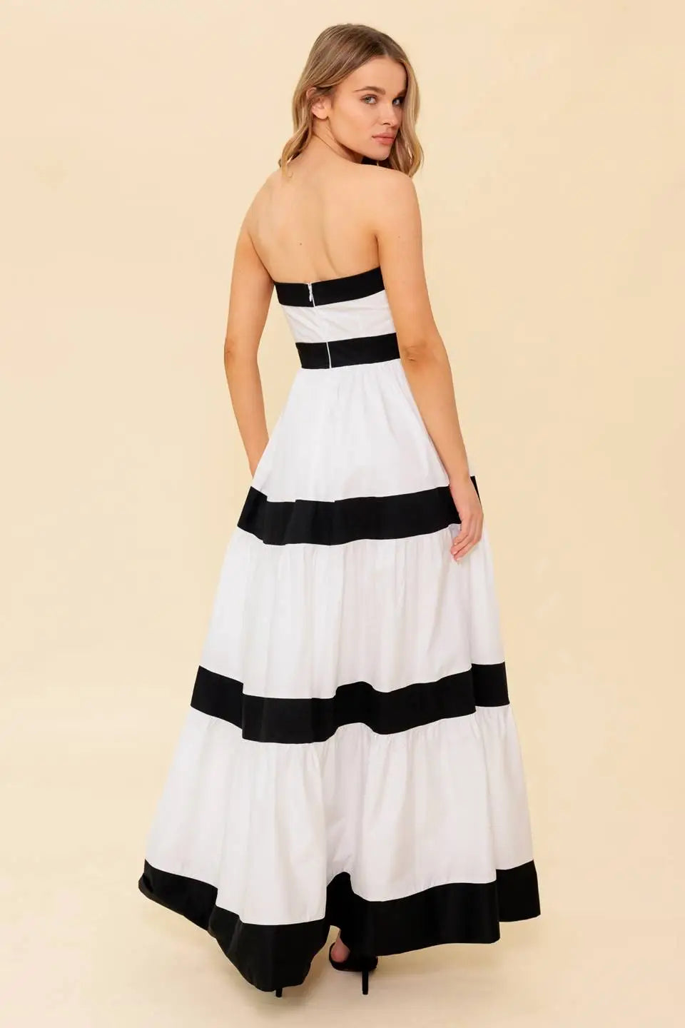 YOURS TO KEEP COLOR BLOKED MAXI DRESS - DRESSES