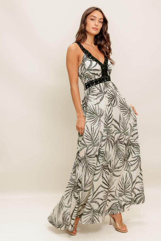 COASTLINE WHISPER WOVEN MAXI DRESS - MELISSA JEAN