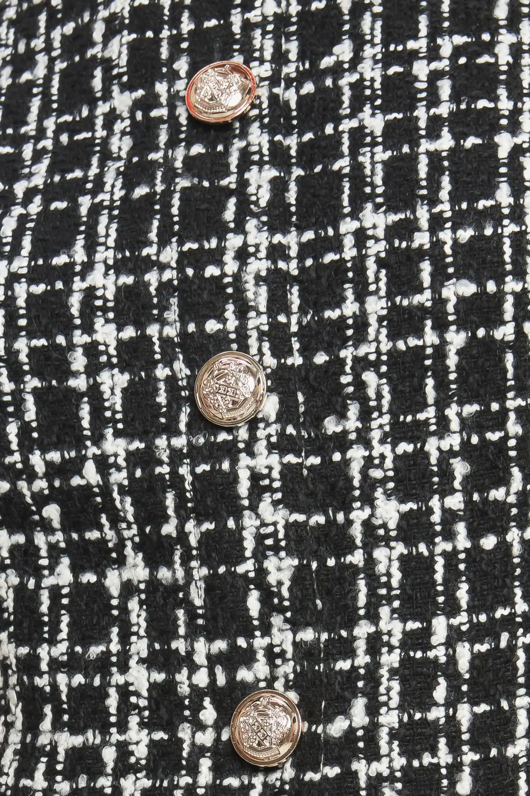 MODERN ICON TWEED WOVEN MINI DRESS - DRESSES