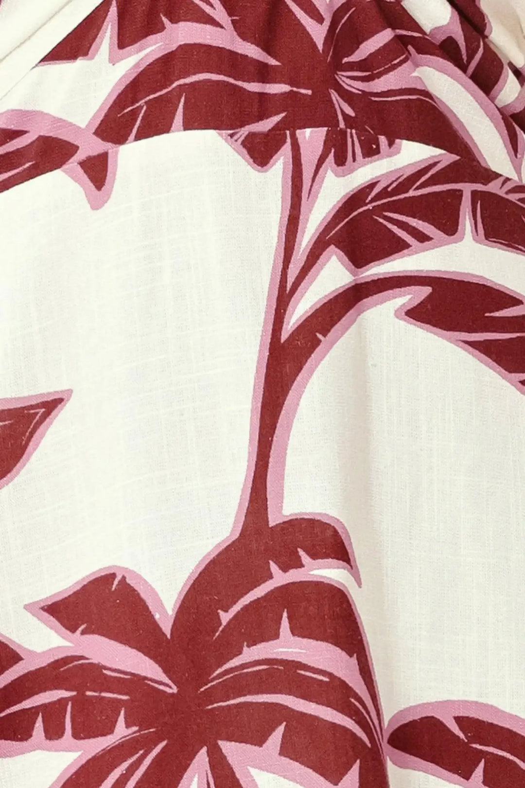 PALM SIREN WOVEN MIDI DRESS - DRESSES