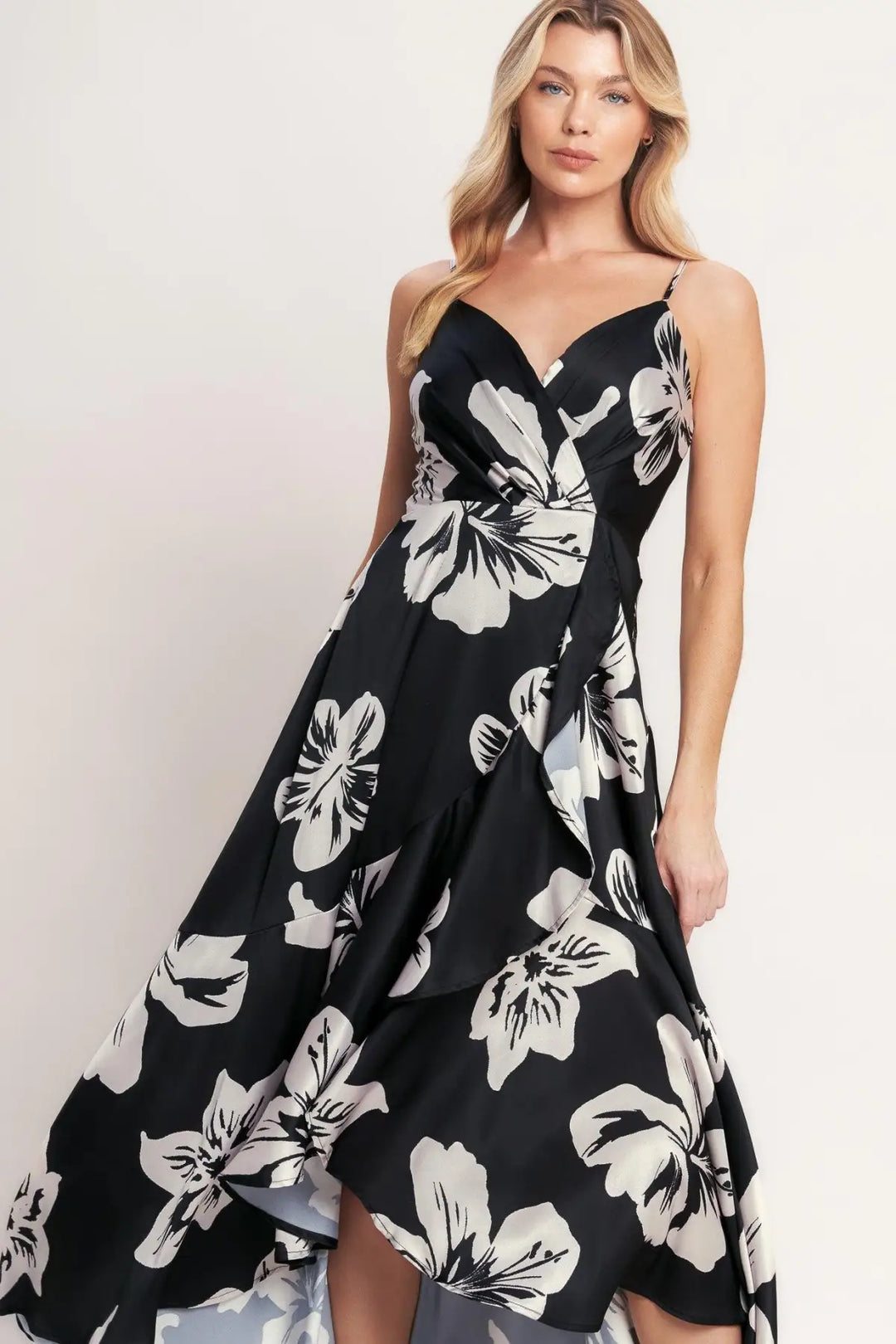 ETERNAL FLORA WOVEN MAXI DRESS - DRESSES