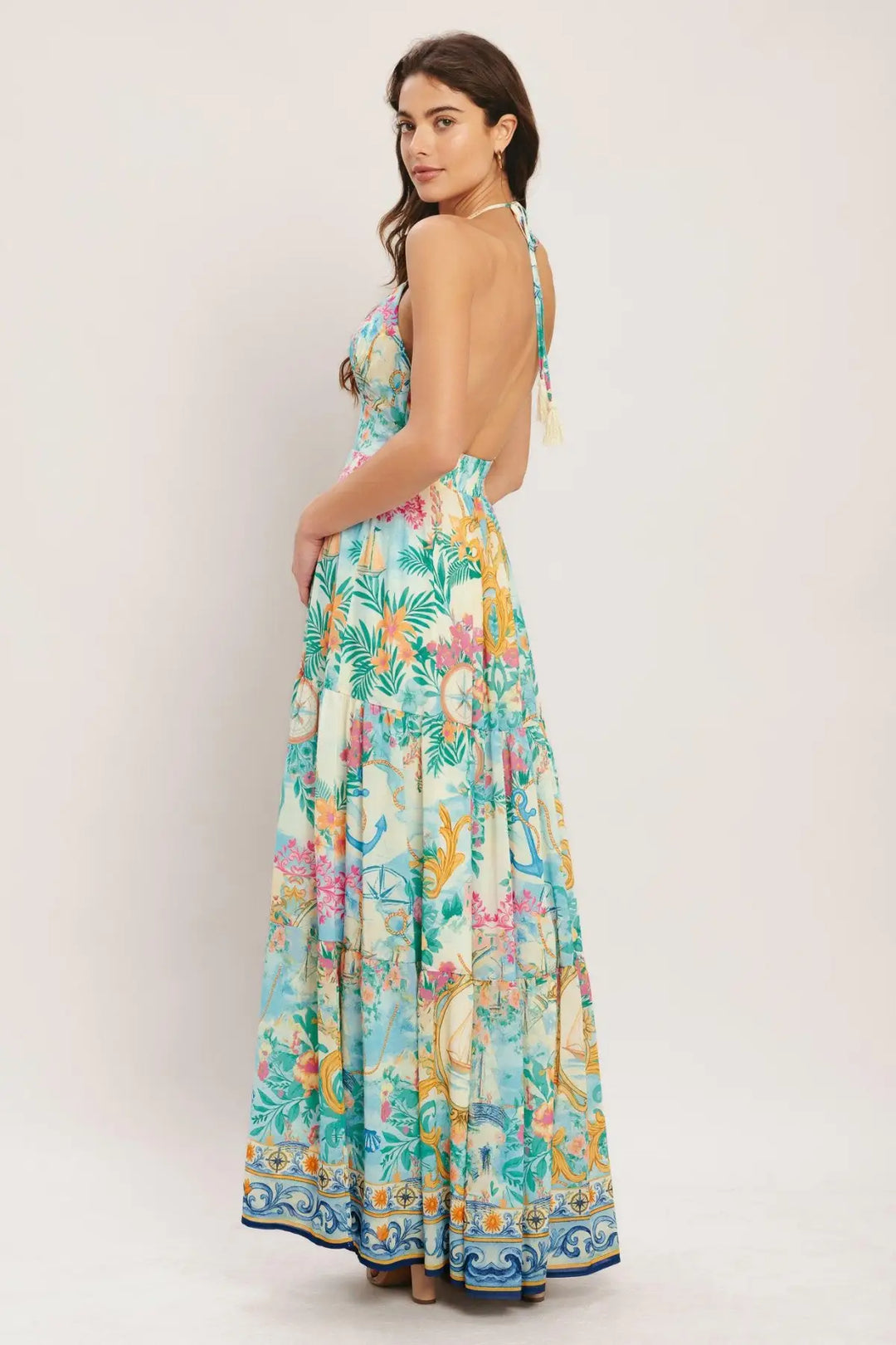 CAPRI SAIL AWAY WOVEN MAXI DRESS