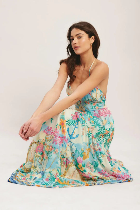 CAPRI SAIL AWAY WOVEN MAXI DRESS