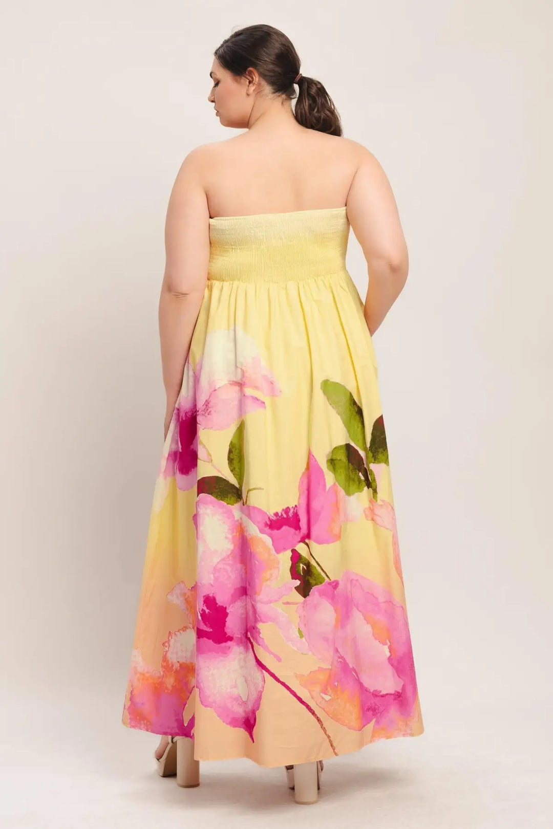 DREAMY OMBRE WOVEN MAXI DRESS - DRESSES