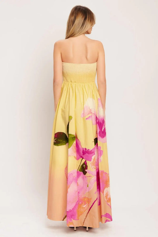 DREAMY OMBRE WOVEN MAXI DRESS - DRESSES