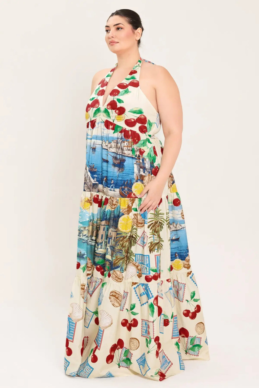 ITALIAN RIVIERA DREAM WOVEN MAXI DRESS