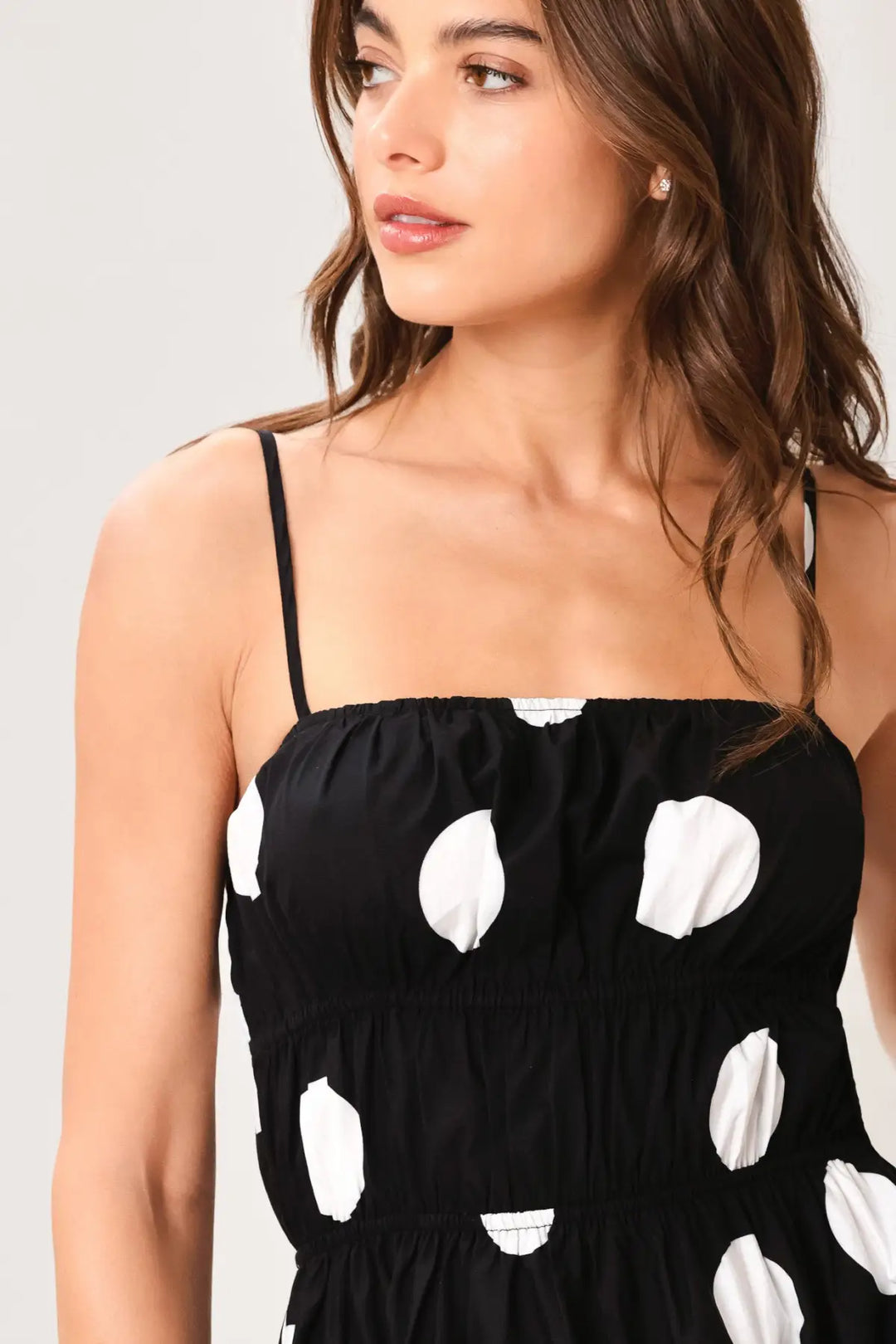 DOT THEORY WOVEN MIDI DRESS - DRESSES