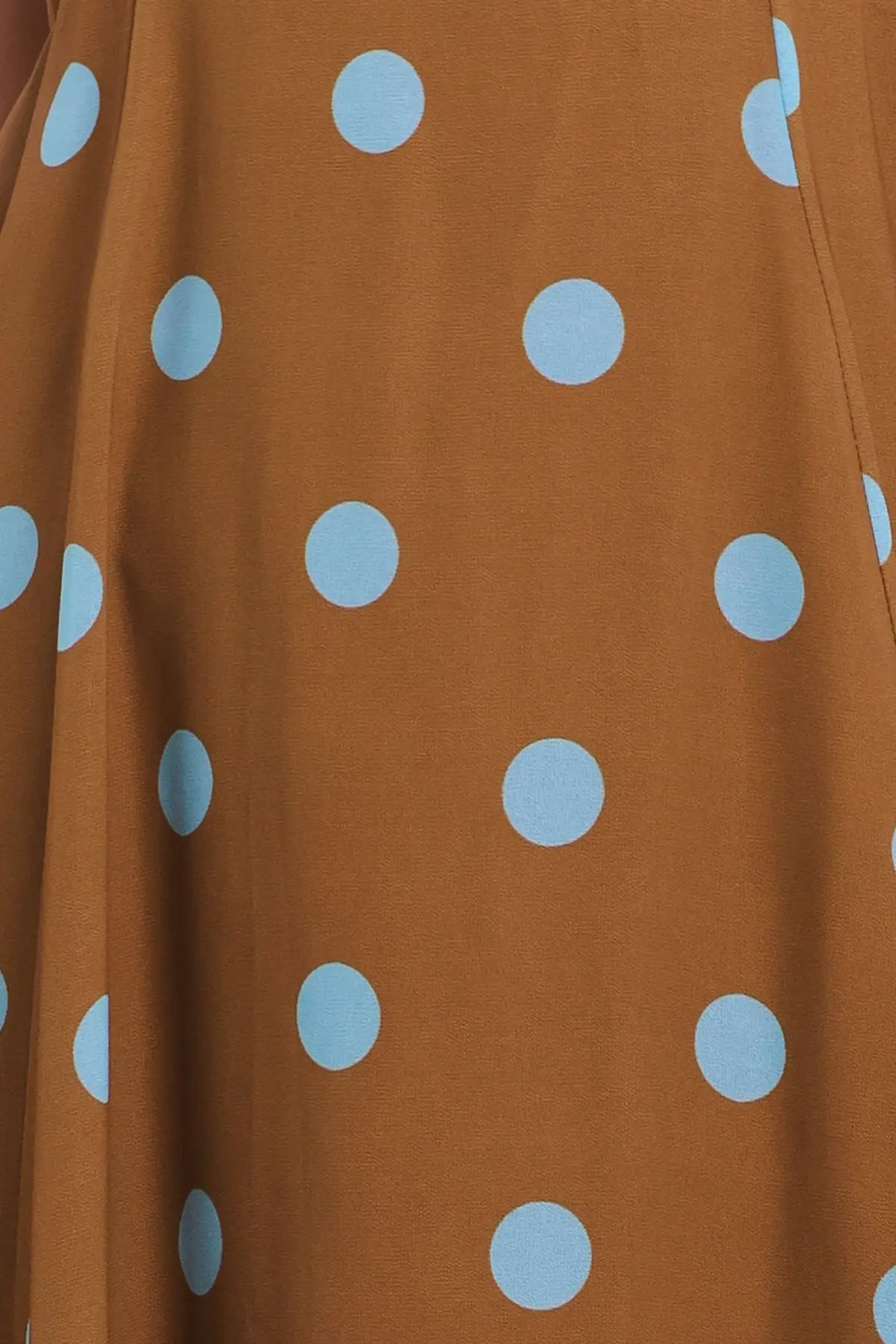 DOTTY LOVE WOVEN MIDI DRESS - DRESSES