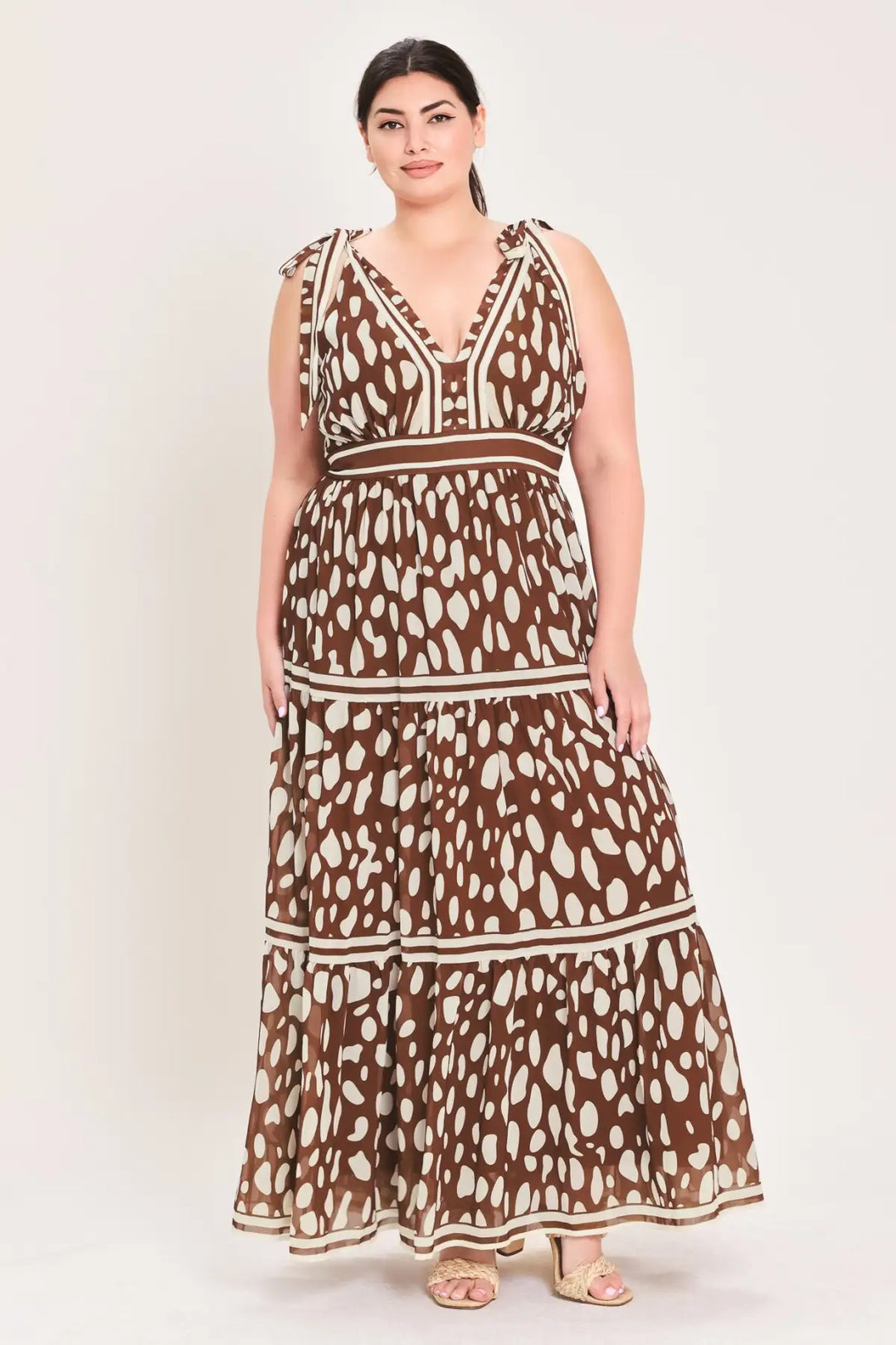 SPICED TERRAIN WOVEN MAXI DRESS - DRESSES