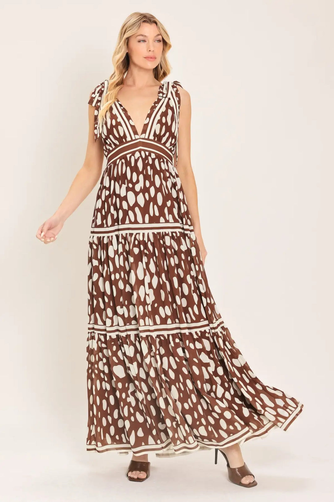 SPICED TERRAIN WOVEN MAXI DRESS - DRESSES