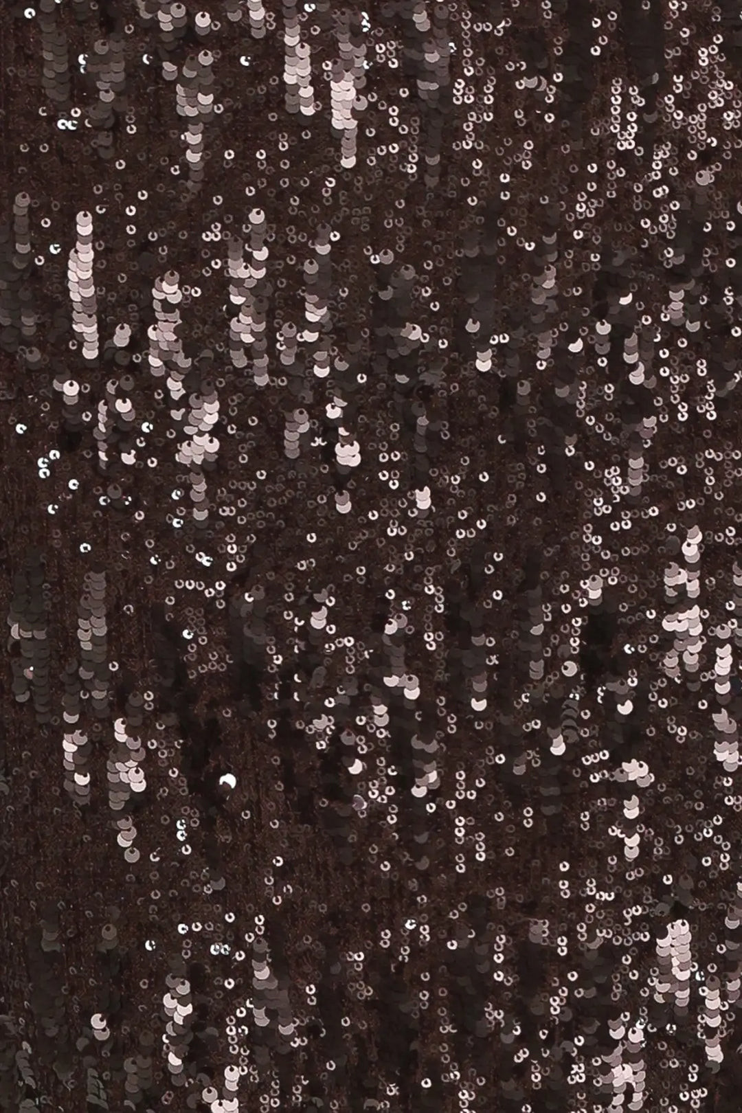 BRONZE AFTERGLOW BROWN SEQUIN SLIP MIDI DRESS
