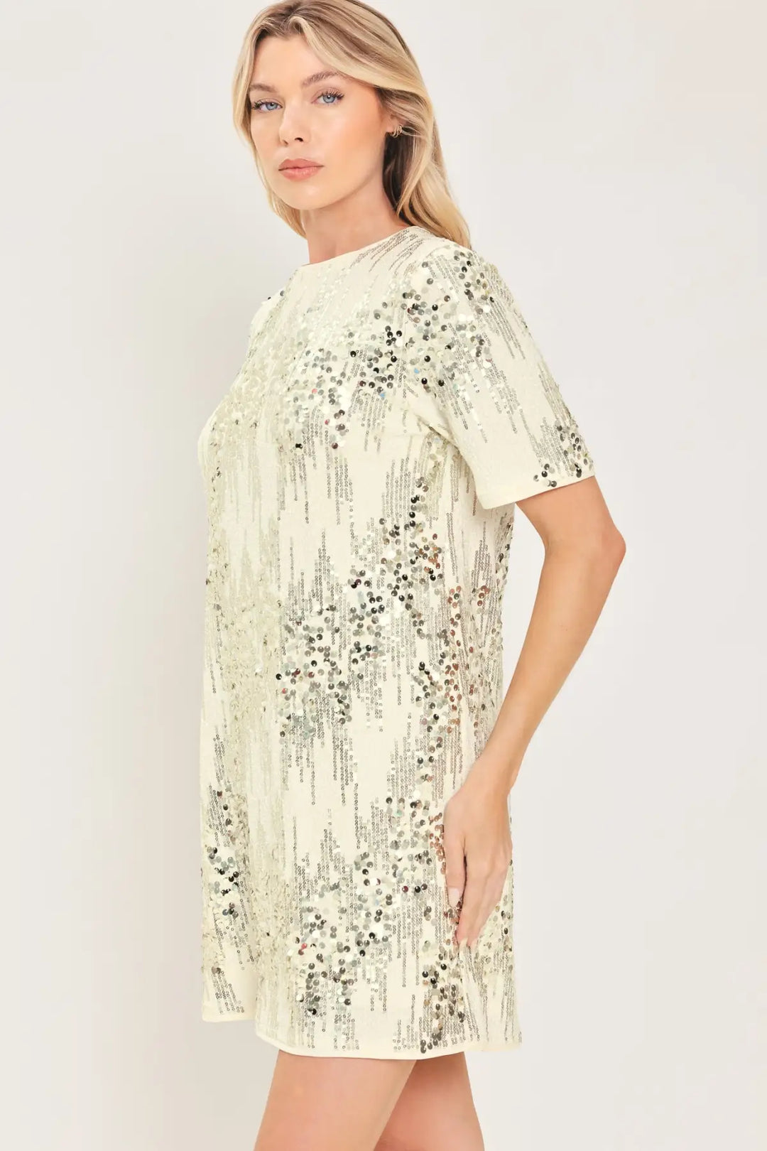 NOIR &amp; IVORY BLACK/CREAM STATEMENT DRESS