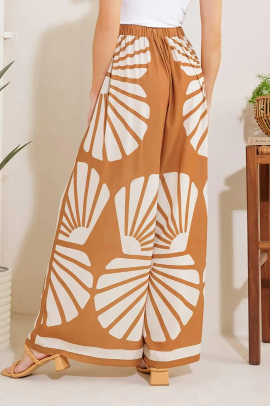 AWAITING LOVE WOVEN KIMONO COVER UP AND PANT SET - TOPS