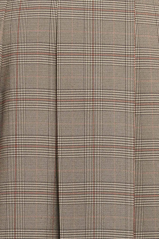 BRITISH TRACE WOVEN MIDI SKIRT