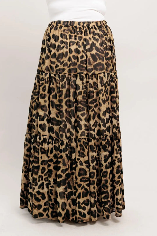 SEASONLESS STYLING WOVEN MAXI SKIRT - SKIRTS