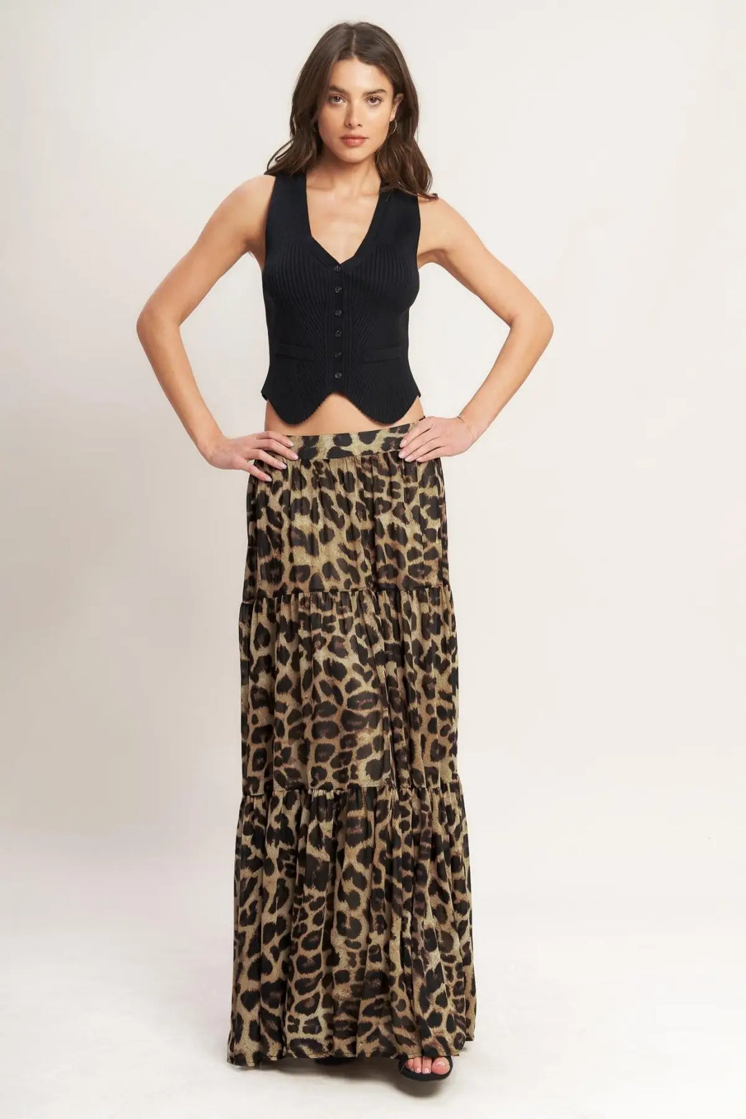 SEASONLESS STYLING WOVEN MAXI SKIRT - SKIRTS