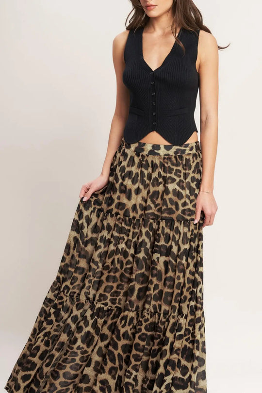 SEASONLESS STYLING WOVEN MAXI SKIRT - SKIRTS