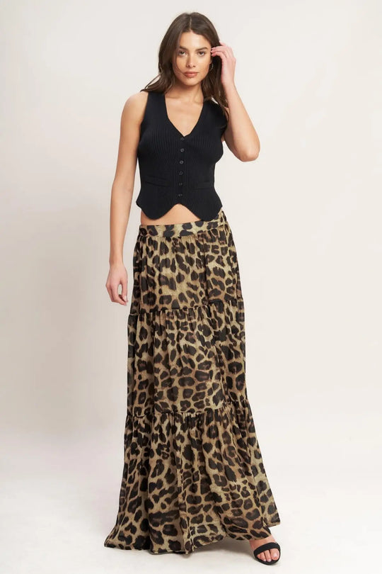 SEASONLESS STYLING WOVEN MAXI SKIRT - SKIRTS