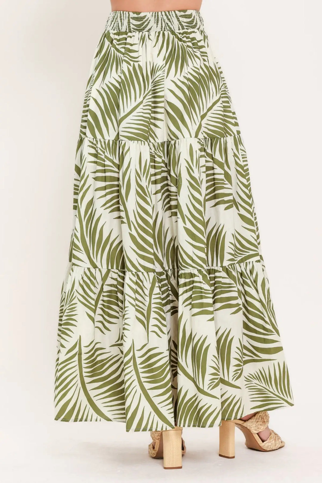 COASTAL CANOPY WOVEN MAXI SKIRT - SKIRTS