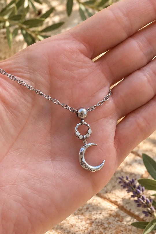 TINY MOON NECKLACE