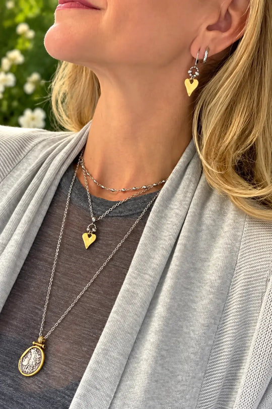 RUSTIC HEART NECKLACE