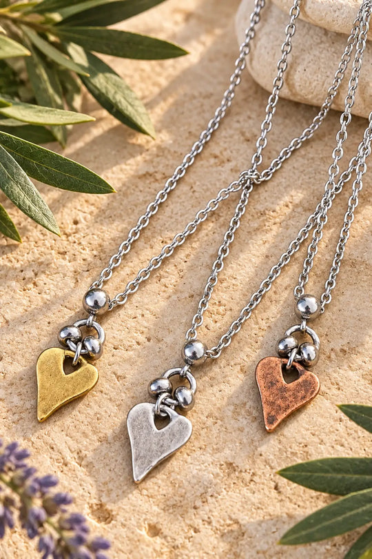 RUSTIC HEART NECKLACE