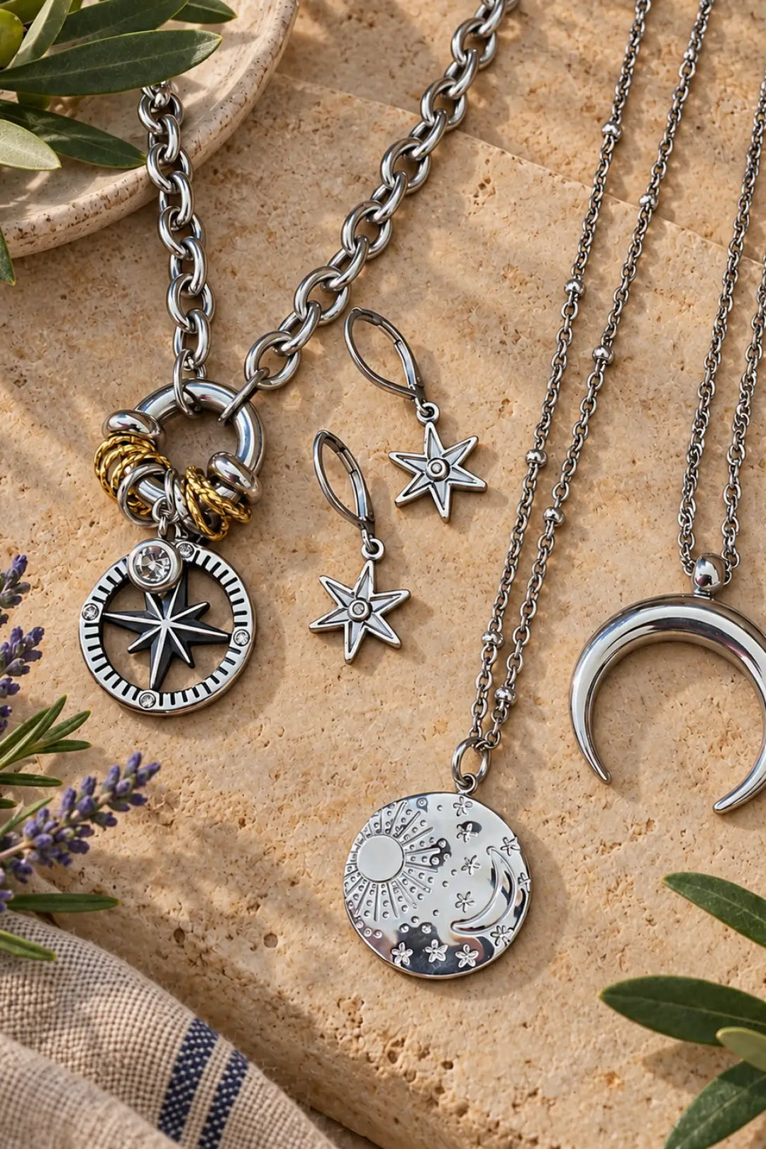 CRESCENT MOON NECKLACE