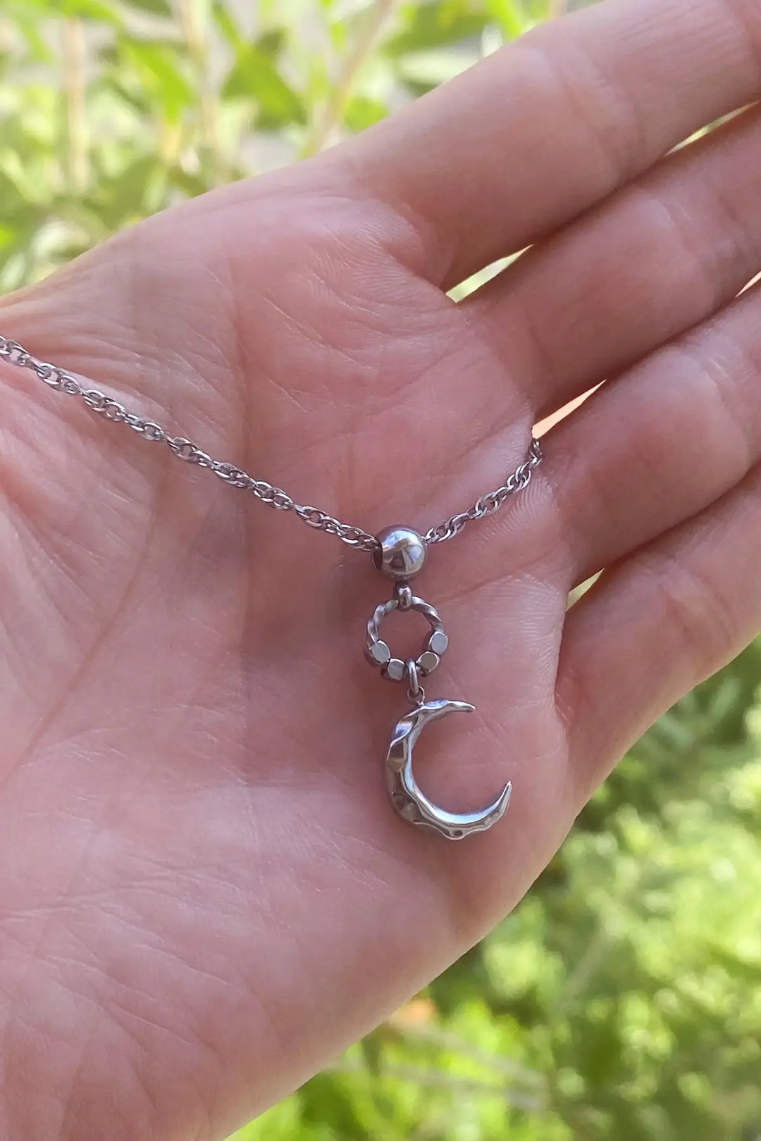 TINY MOON NECKLACE