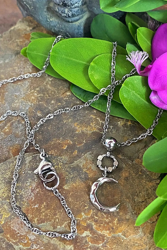 TINY MOON NECKLACE