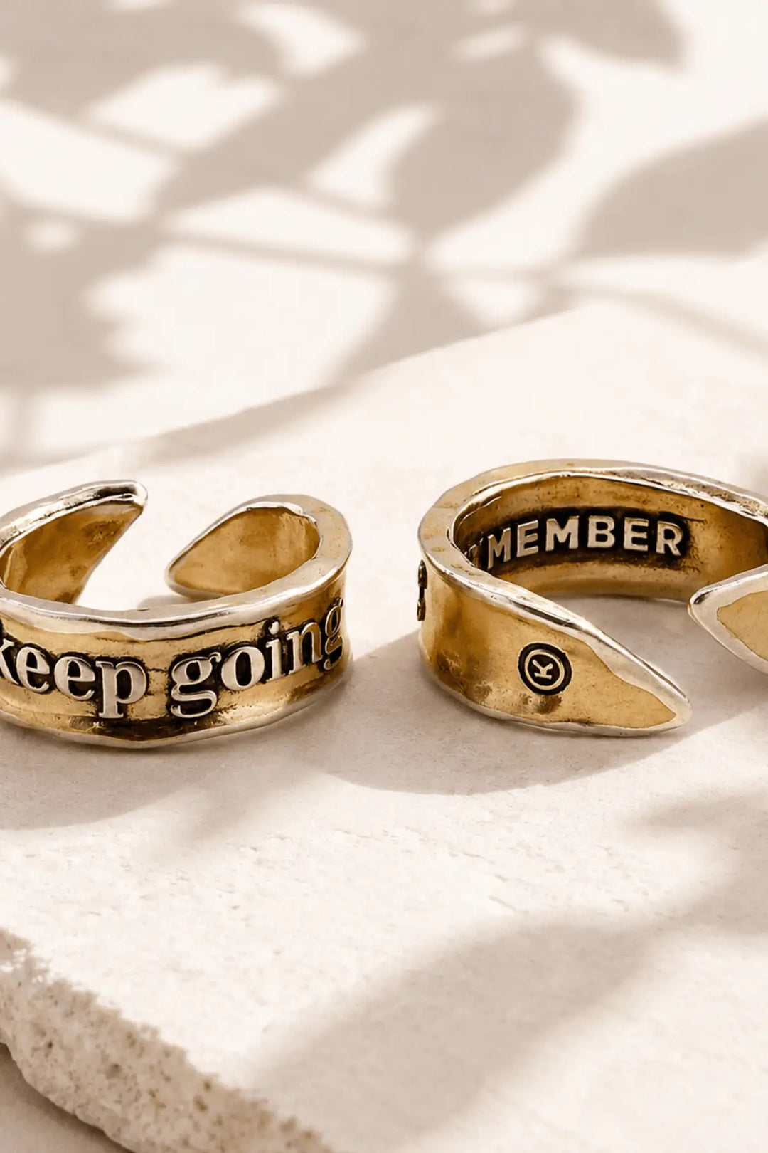 Keep Going Remember Adjustable Ring