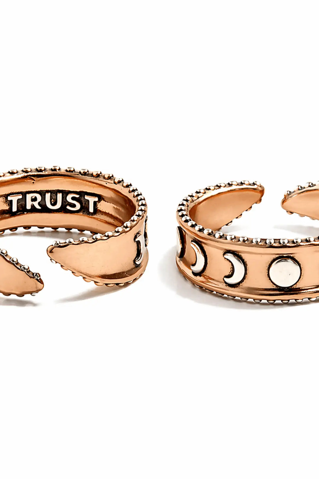 Trust Moon Phase Adjustable Ring