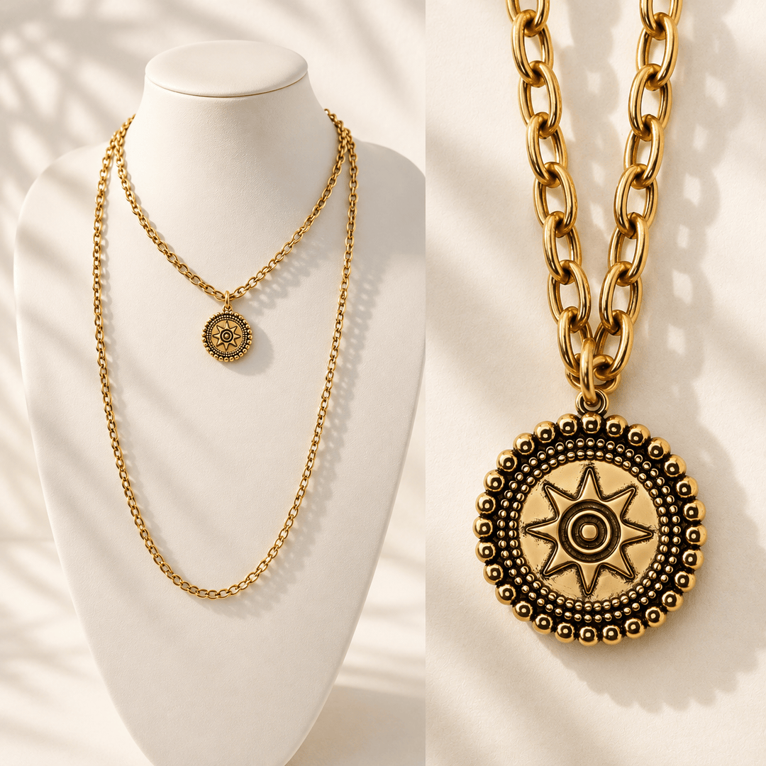 I Am Worthy Sun Essential Necklace