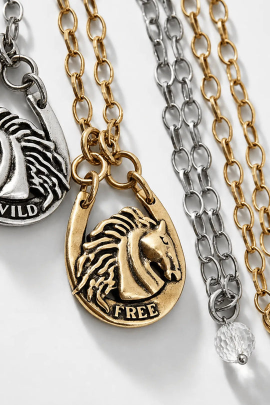 Wild &amp; Free Horse Original Lite Necklace