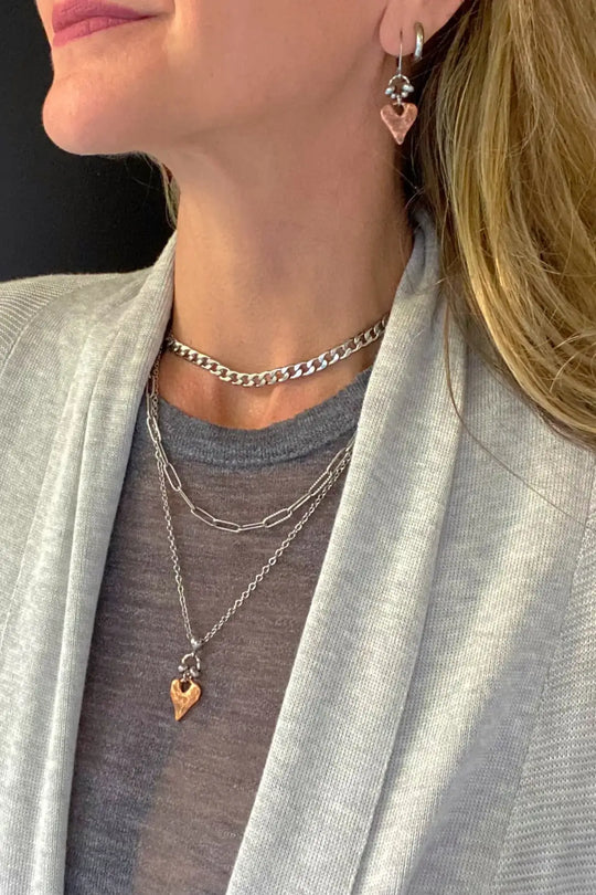 RUSTIC HEART NECKLACE