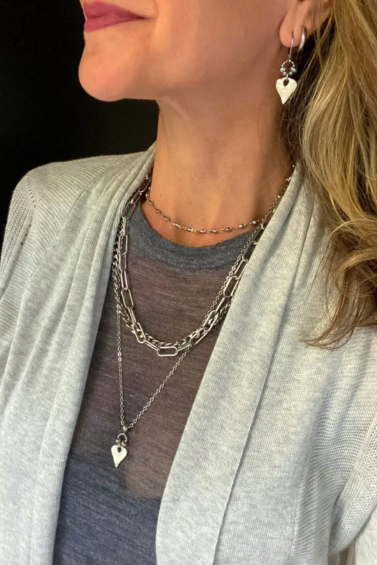 RUSTIC HEART NECKLACE