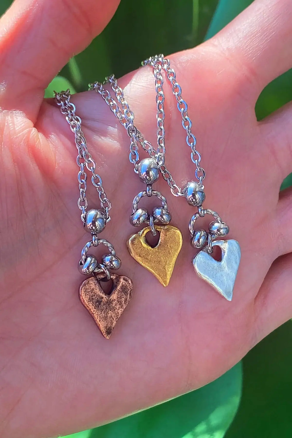 RUSTIC HEART NECKLACE