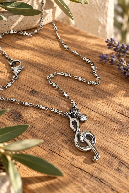 MUSICAL NOTE NECKLACE