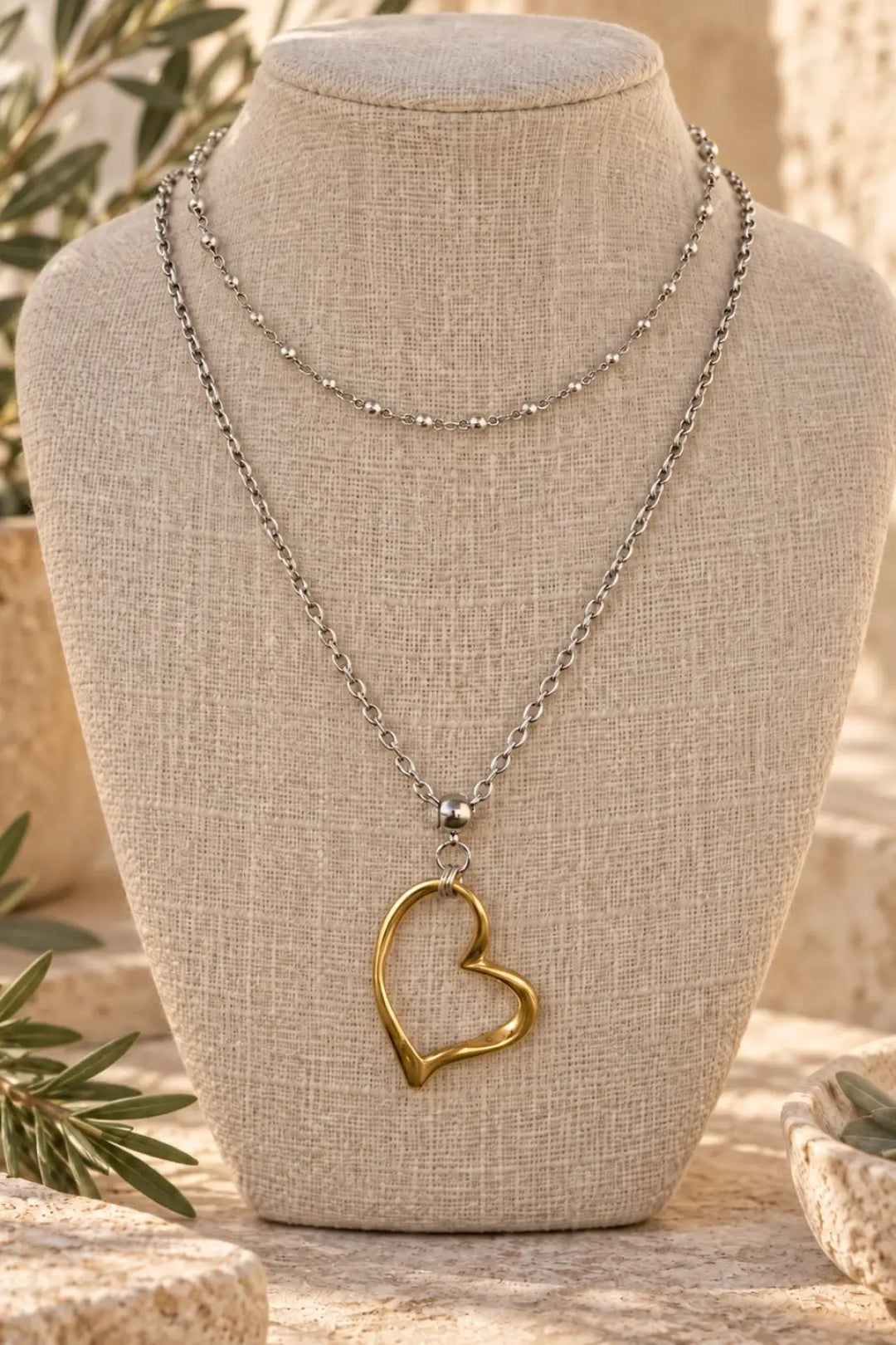 WHIMSICAL HEART NECKLACE