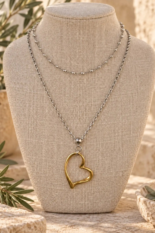 WHIMSICAL HEART NECKLACE