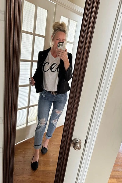 CEO Boss Babe V-Neck T-Shirt - Tops