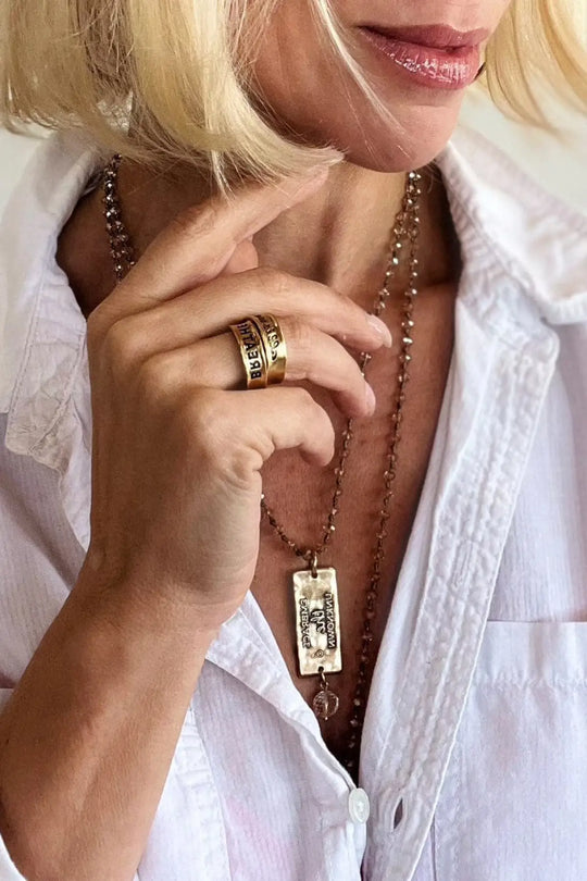 You Are Doing F*cking Great Remember Adjustable Ring