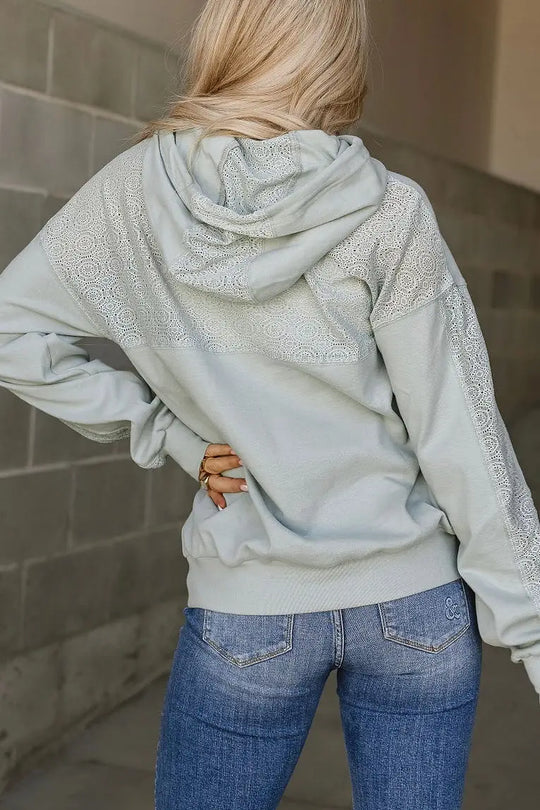 University Hoodie - Wonderstruck Blue - Tops