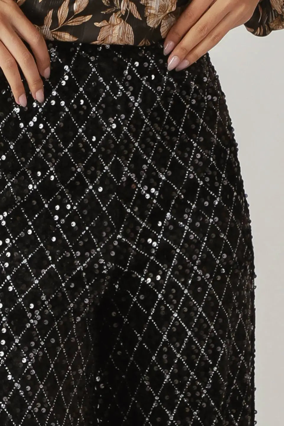 RUNNING OUT OF TIME SEQUIN PANTS - PANTS