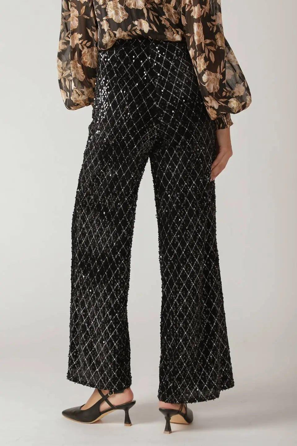 RUNNING OUT OF TIME SEQUIN PANTS - PANTS