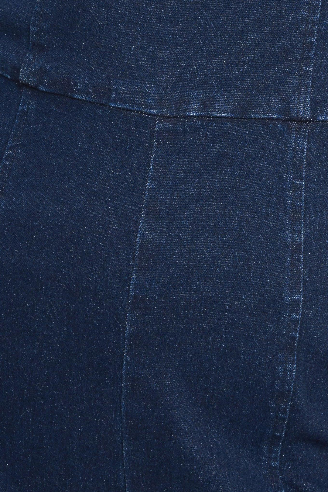 TRENDSETTING MEDIUM INDIGO DENIM JUMPSUIT - MELISSA JEAN
