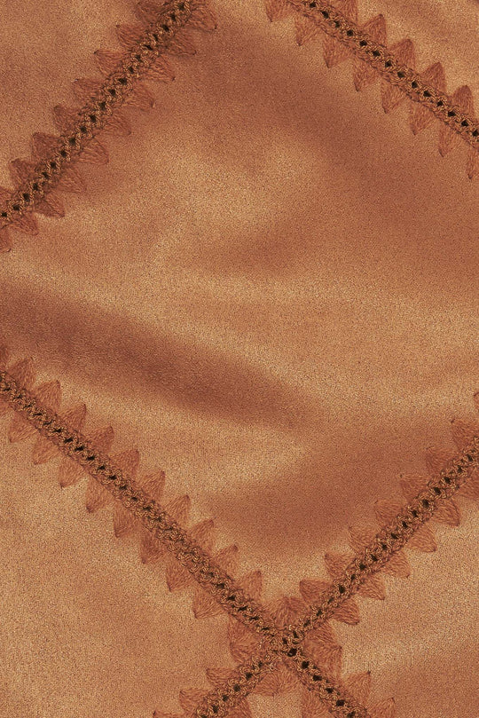 TERRA PATCH FAUX SUEDE SKORT - MELISSA JEAN