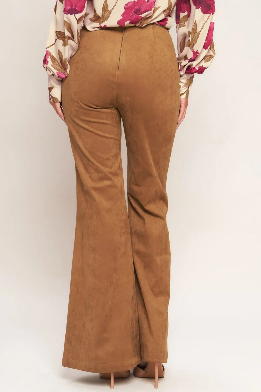 WILD HONEY FAUX SUEDE PANTS - PANTS