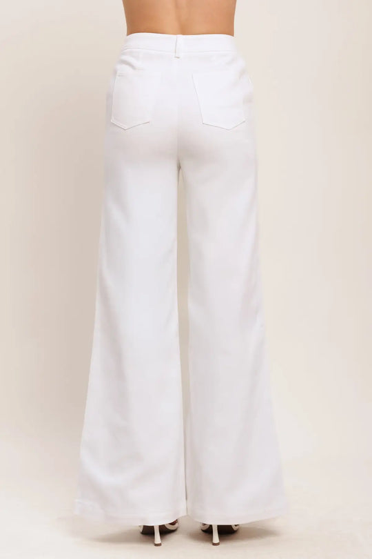 OPEN ROAD WHITE WOVEN PANTS - PANTS